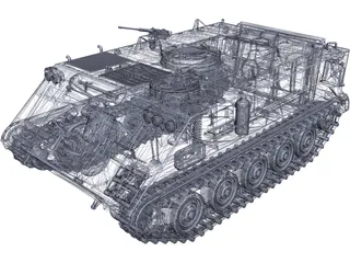 M113 APC1 3D Model