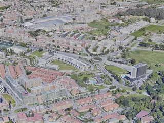 Braga City, Portugal (2019) 3D Model