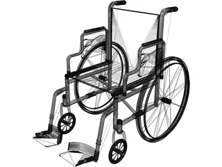 Wheelchair 3D Model