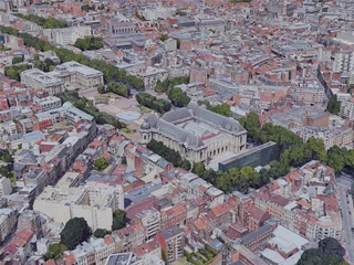 Lille City, France (2019) 3D Model