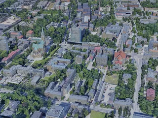 Lodz City, Poland (2019) 3D Model