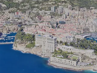 Monaco City, Monaco (2019) 3D Model
