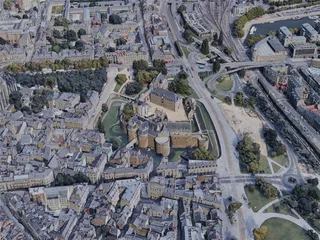 Nantes City, France (2019) 3D Model