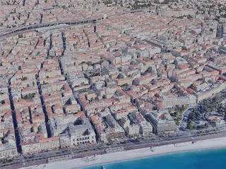 Nice City, France (2019) 3D Model