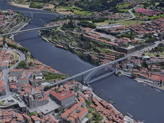 Porto City, Portugal (2019) 3D Model