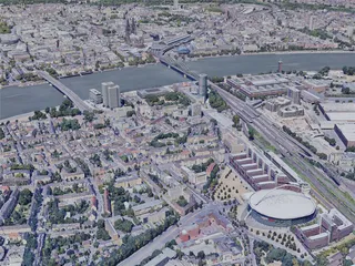 Cologne City, Germany (2019) 3D Model