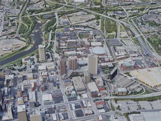 Columbus City, OH, USA (2019) 3D Model