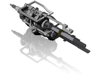 Ford T5 5-Speed Transmission Internals 3D Model