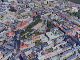 Helsinki City, Finland (2019) 3D Model