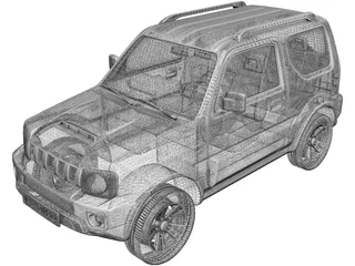 Suzuki Jimny (2013) 3D Model