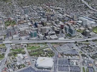 San Jose City, CA, USA (2019) 3D Model