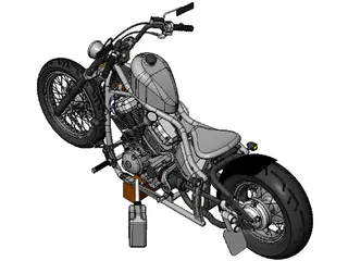 Yamaha Bobber 3D Model