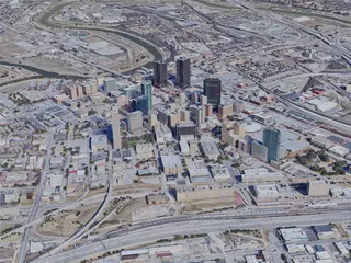 Fort Worth City, TX, USA (2019) 3D Model