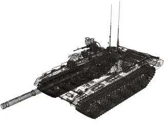 T-90 3D Model