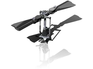 Bell 206 Rotor Head 3D Model