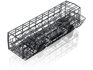 Bus Chassis 3D Model