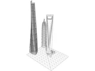 Shanghai Tower 3D Model