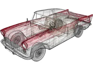 Matra Simca Chambord (1959) 3D Model