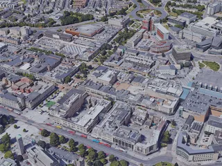 Plymouth City, UK (2019) 3D Model