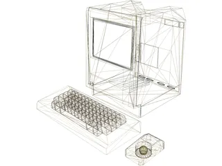 Apple Macintosh 128K 3D Model