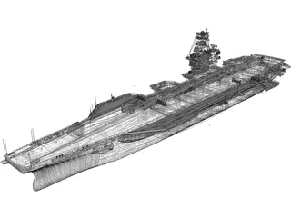 USS John C. Stennis 3D Model