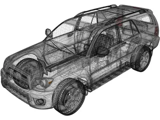 Toyota 4Runner (2009) 3D Model