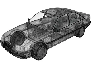 Opel Omega (1987) 3D Model