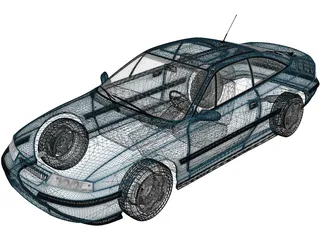 Opel Calibra (1990) 3D Model