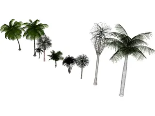 Tree Collection 3D Model