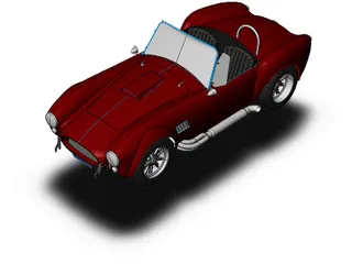 Shelby AC Cobra 3D Model