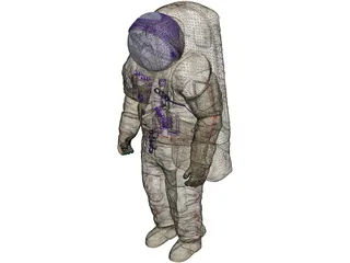 Astronaut Suit 3D Model