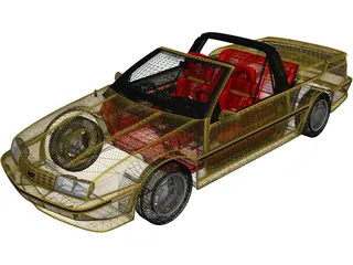 Chevrolet Beretta (1990) 3D Model