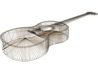 Guitar 3D Model