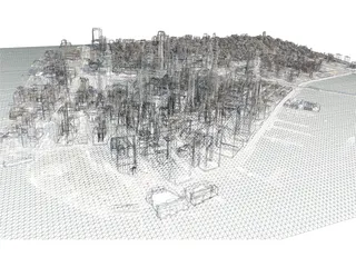 New York City Lower Manhattan 3D Model