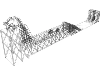 Mega Ramp 3D Model