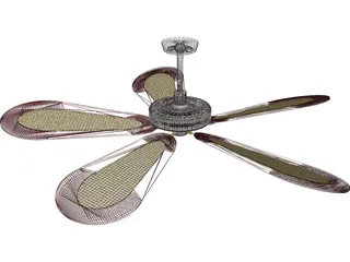 Ceiling Fan Fancy 3D Model