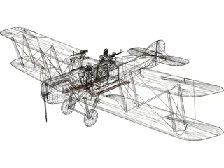 Bristol F2b 3D Model