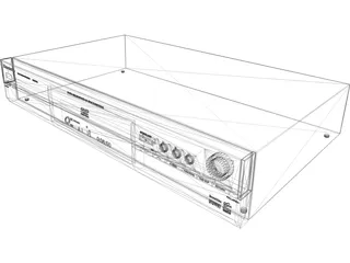 Panasonic DVD Player 3D Model