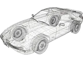 Porsche 928 S 3D Model