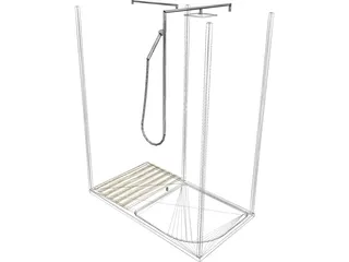 Shower Enclosure 3D Model