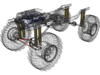Chassis 4x4 3D Model