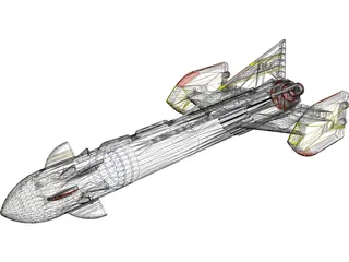 Fireball XL5 3D Model