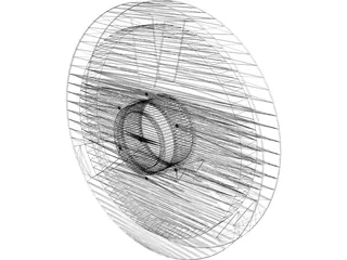 Ampex Tape Reel 3D Model