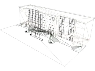 Building Canopy 3D Model