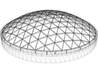 Building Dome 3D Model