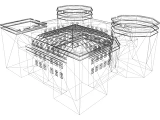 Building Dome 3D Model