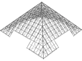 Building Pyramid 3D Model