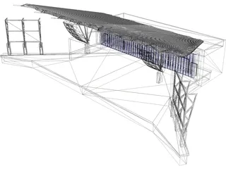 Stage Canopy 3D Model