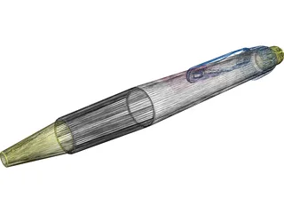 Retractable Pen 3D Model