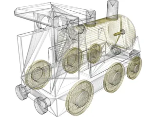 Locomotive 3D Model